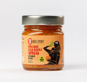 Organic Jam with Goji Berry, Orange, Basil & Agave, sugar-free (240g)